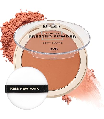 Amazon.com : KISS NEW YORK Soft Matte Pressed Powder (Mocha) with